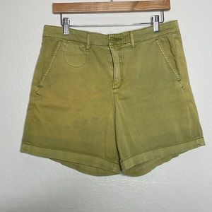 Anthropologie Chino Relaxed Shorts sz 29 Green